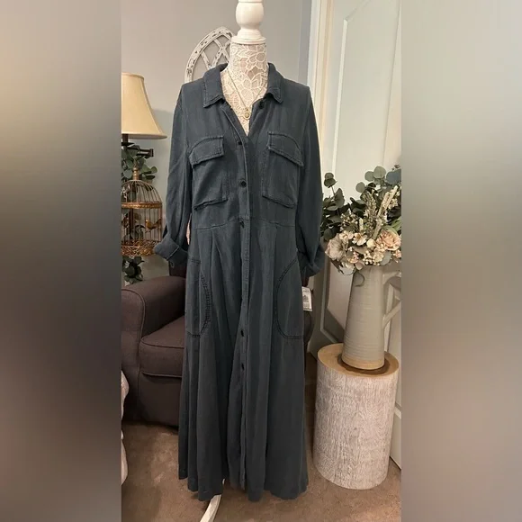 Free People Rainz Duster Coat - Picture 5 of 12